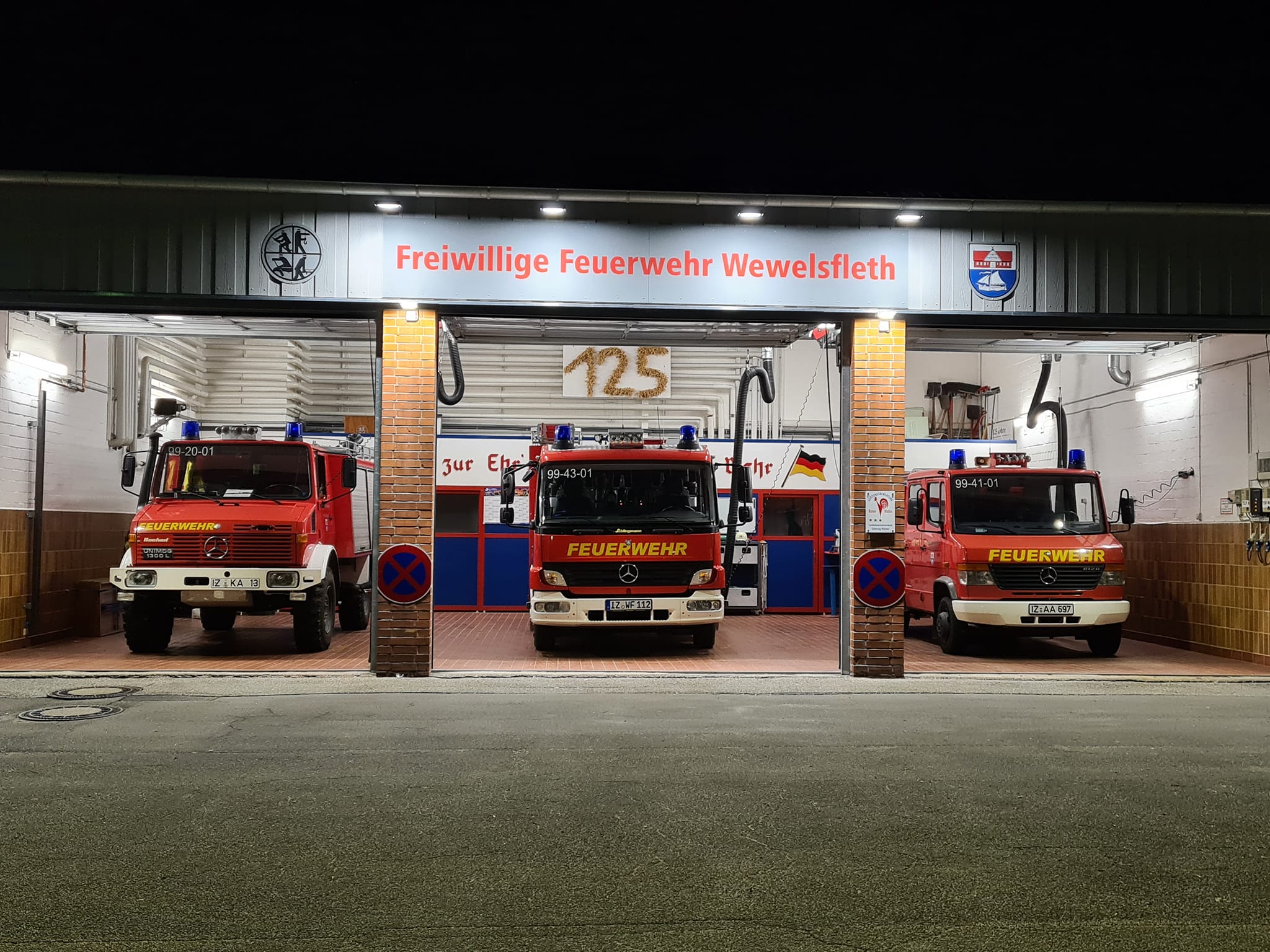 Gerätehaus der Freiwilligen Feuerwehr Wewelsfleth – Außenansicht