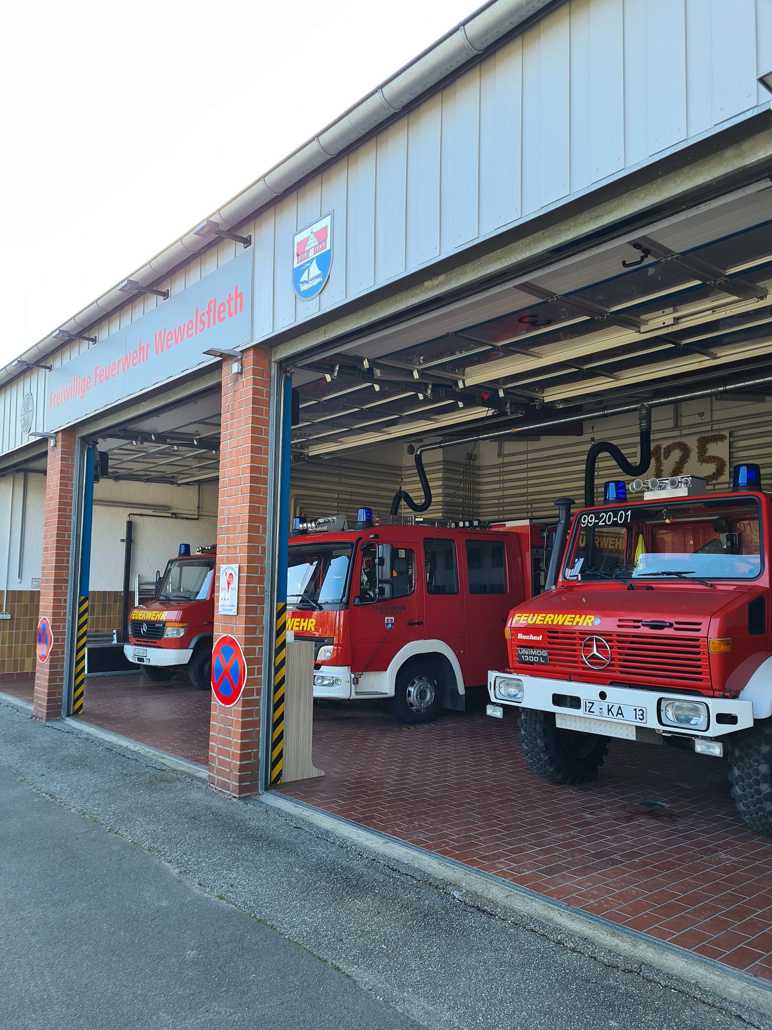 Gerätehaus der Freiwilligen Feuerwehr Wewelsfleth – Fahrzeughalle