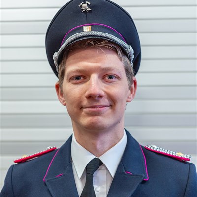 Porträt von Wehrführer Lennart Kaminski